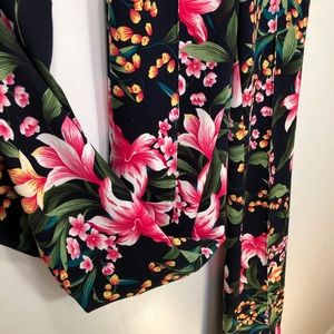 FashionNova Tropical Flare Pants